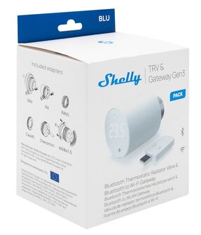 Shelly BLU TRV + BLU Gateway Gen3