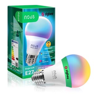 Nous E27 Smart Bulb RGBW Zigbee