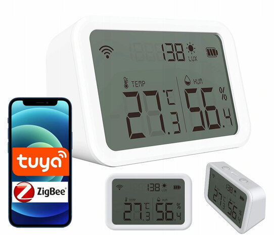 Neo Coolcam Zigbee Temperatuur en Luchtvochtigheid meter met lcd display