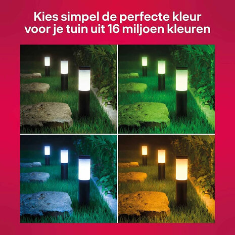 Innr Outdoor Smart Pedestal Light Colour