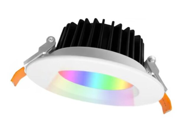 GLEDOPTO Zigbee PRO RGBWW LED Downlight met wit frame