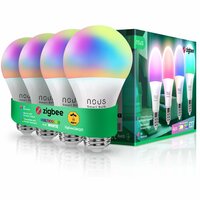 Nous E27 Smart Bulb RGBW Zigbee 4-pack