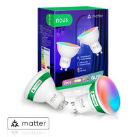 Nous GU10 Smart Bulb RGB Wifi Matter 2-pack
