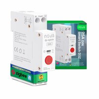 Nous DIN-compatibele slimme Tuya Zigbee relaismodule, 25A